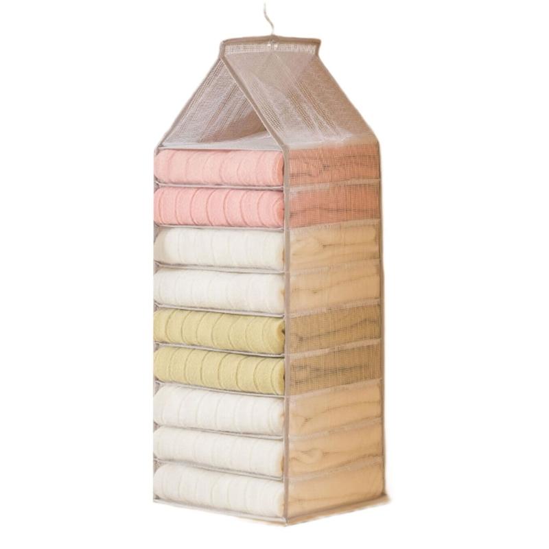 Streamlineds Organization with Door Hanging Multilayer Storage Bag Suitable for Shoes Stationery Cosmetics Storage