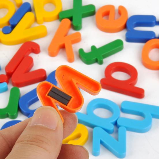Magnetic Colorful English Alphabet Number Shape Puzzles Educational Kids Toy