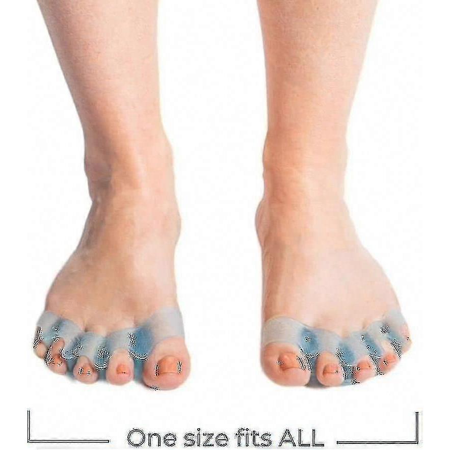 Naboso Splay Gel Tåstrækker, Separator & Retteværktøj til Hallux Valgus Korrektion, Hammertæer & Genopretning af Naturlig Fodform