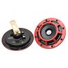 2PCS Car Super Loud Horns Red/Black Car Motorcycle Electric Blast Tone Air Horn Kit 12V 115DB Horn Speaker Horns Universal