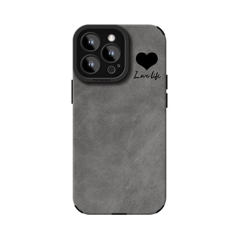 Simple love is suitable for Apple 11pro mobile phone case with bracket 11 flip fur 11 advanced sense 11 silicone 11/11