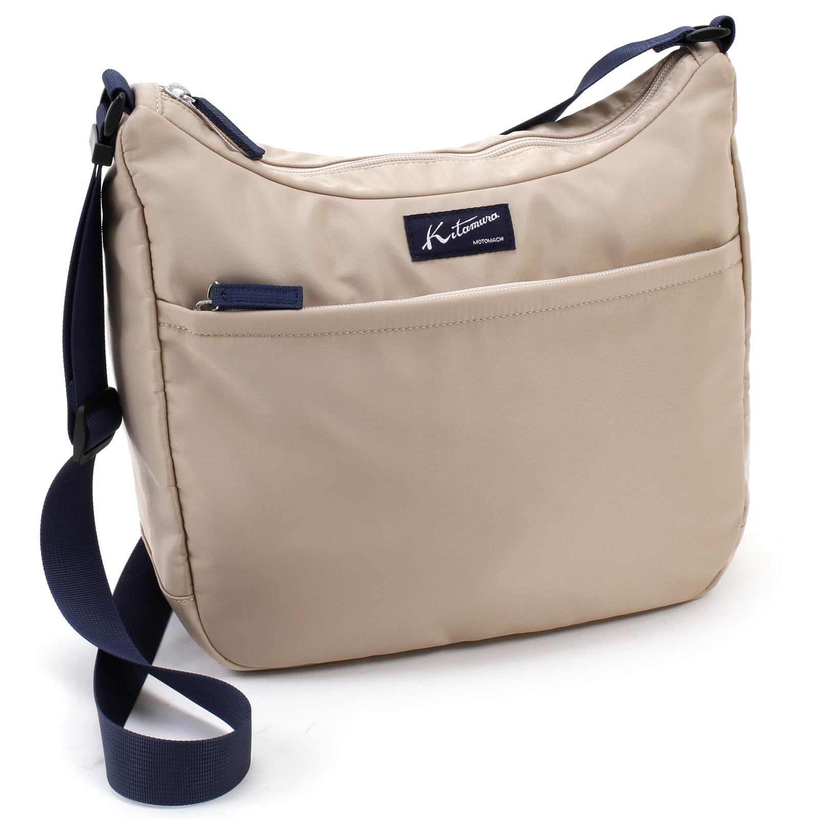 

Crossbody Shoulder Bag Sand Blue 52101 [Kitamura] R-0740 Women s Beige/Dark