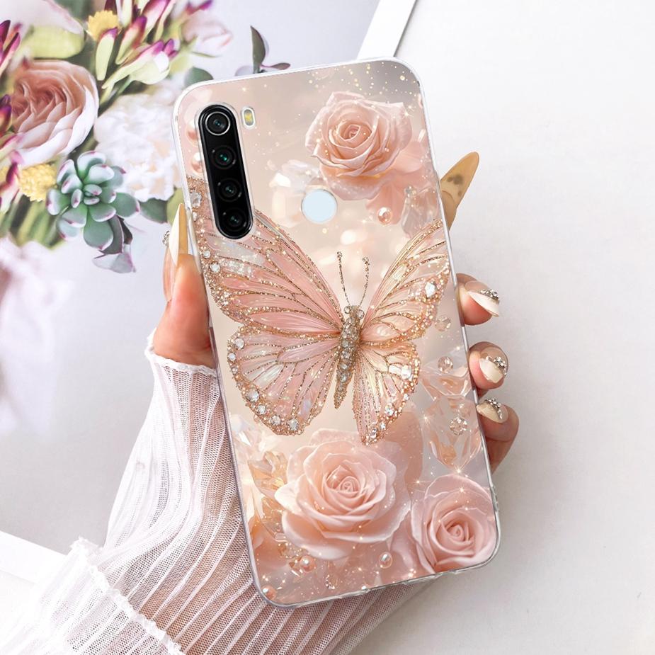 Pour Xiaomi Redmi Note 8 Note8 T Coque Nouvelle Housse Peinte de Luxe Coque de Téléphone Souple Fine Pour Xiaomi Redmi Note 8 Pro Note8 2021 Fundas