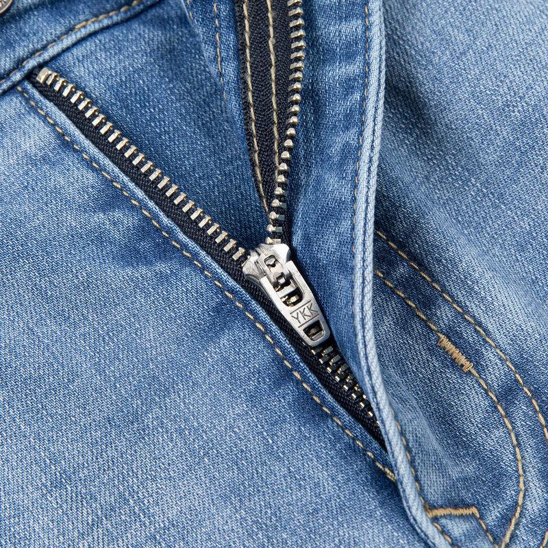 MONTAGUT Herren Business Casual Straight Leg Jeans