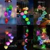 LED-Solar-Windspiel, Kristallkugel, Kolibri, Windspiel, Licht, Farbwechsel, wasserdicht, zum Aufhängen, Solarleuchte für Zuhause und Garten
