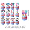 Baseball Donut Ice 67 themed Birthday Disposable Paper Tableware with Cups Plates Cake Topper Gift Bag Party Supplies