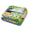 BFDI Inanimate Insanity Flannel Blanket  Warm Soft Throw Blanket for Outdoor Travel Office Funny Bedspread Sofa Bed Cover