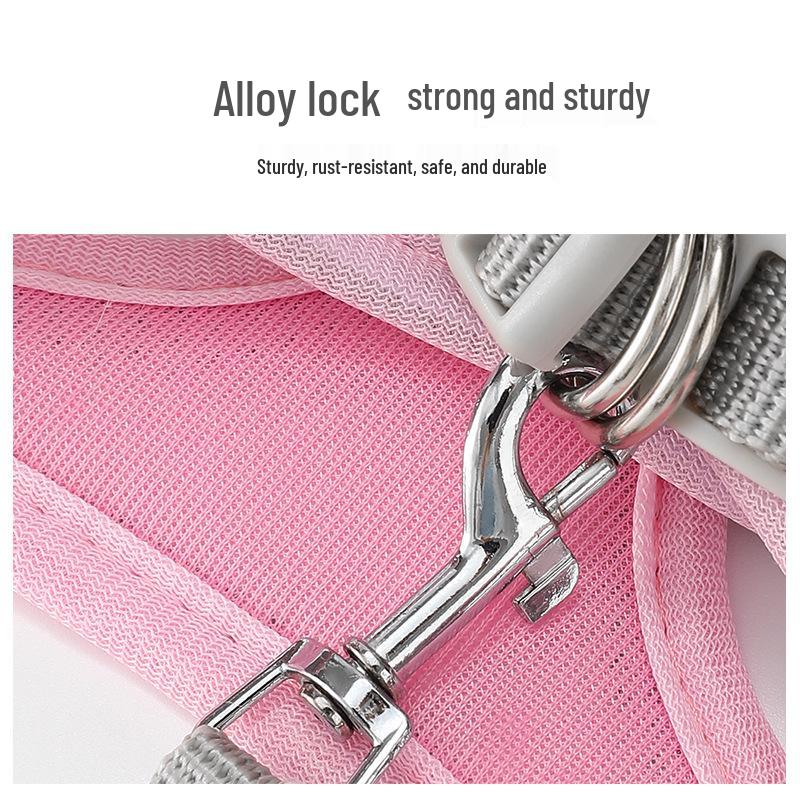 Durable Nylon Dog Harness & Leash Set for Large Dogs and Cats