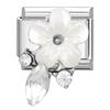 Fashion Cherry Flower Heart Star Dreamy Shiny Zircon Y2K Italian Charm Links Fit 9mm Bracelet Stainless Steel DIY Making Jewelry