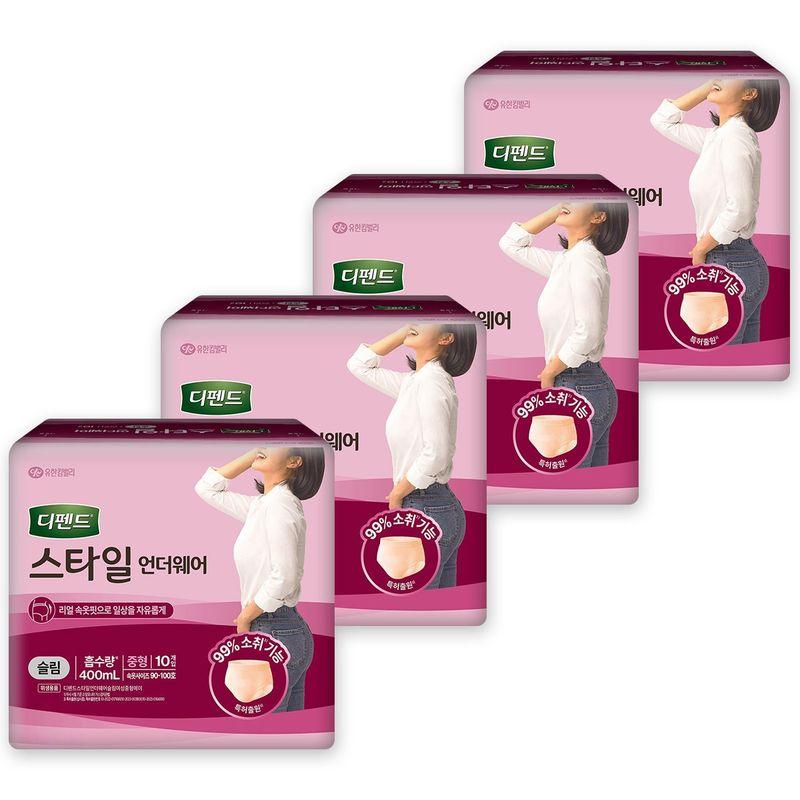 

Depend Style Underwear Light Fit Med Woman 10 X 4P