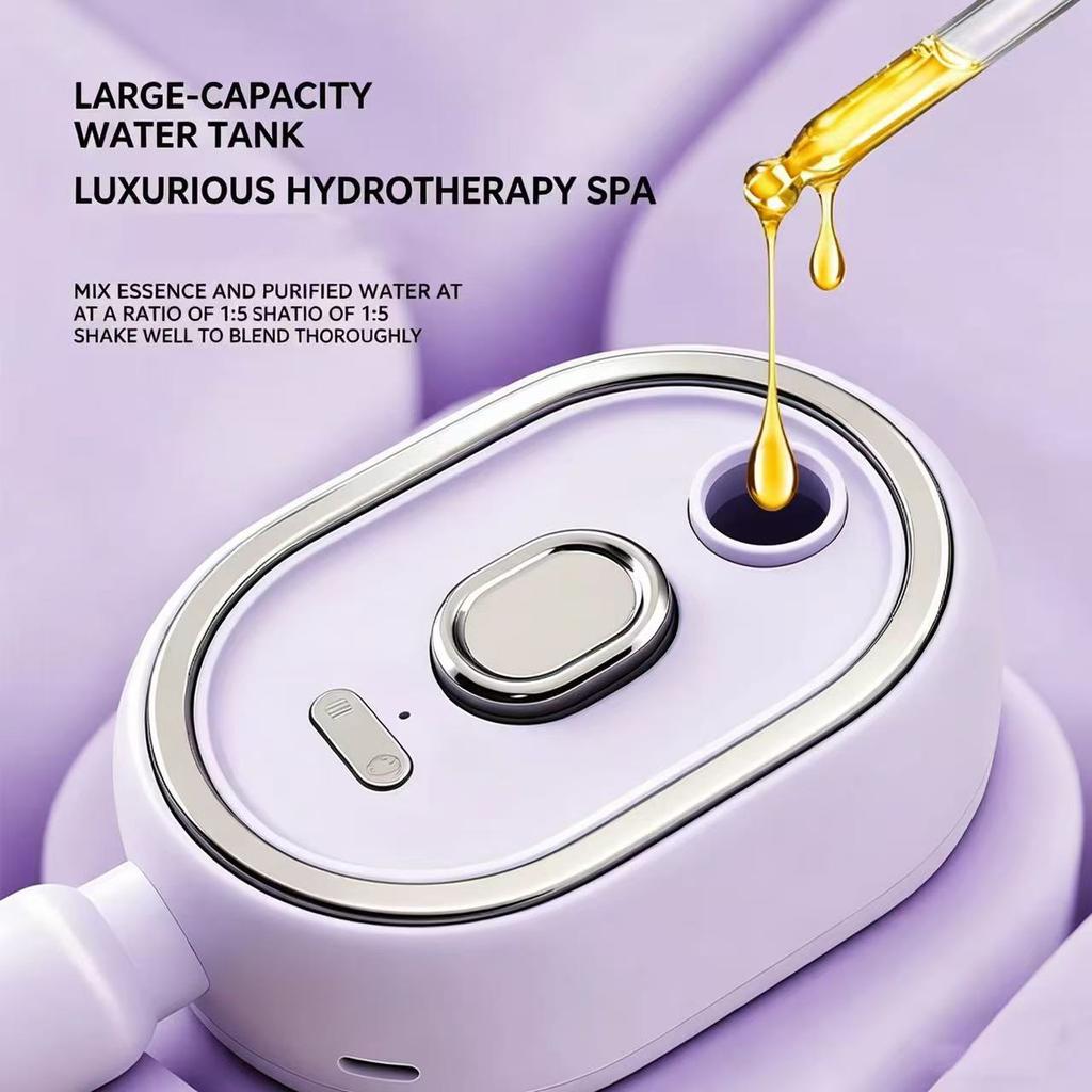 Electric Spray Air Cushion Massage Comb, 3-in-1 Electric Mist Spray Hair Brush