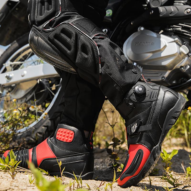 36-48 Unisex Motorcycle Boots Large Small Skin Citron Anti-slip Motorcycle Boots Sports Outdoor Rider Sports Motorcycle Boots