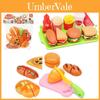 Engaging Mini Kitchen Play Food Toys Set With Sandwich Burger And Fries For Children