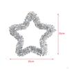 Pentagram Garland Star Wreath Ornaments Hanging Backdrop Tinsel for Front