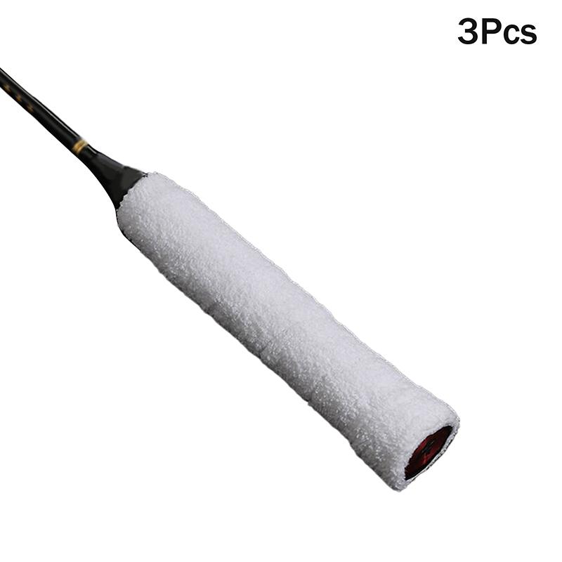 3Pcs Towel Glue Grip Badminton Tennis Racket Overgrips Tape Racket Grip Grip Non-slip Tape Band Sweat Badminton
