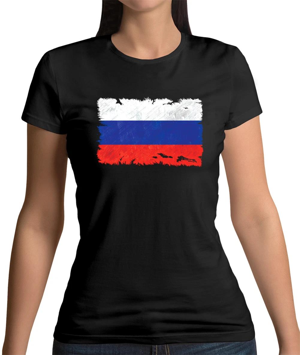 Russia Flag Womens T-Shirt - Russian - Flags - Putin - Federation XL