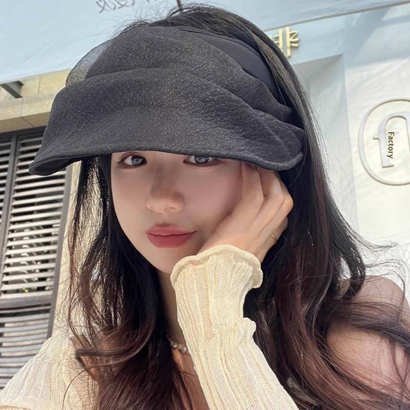 Crownless Sun Hat UPF50 Plus for Women Foldable Headband UV Protection for Summer Beach Hiking Trips