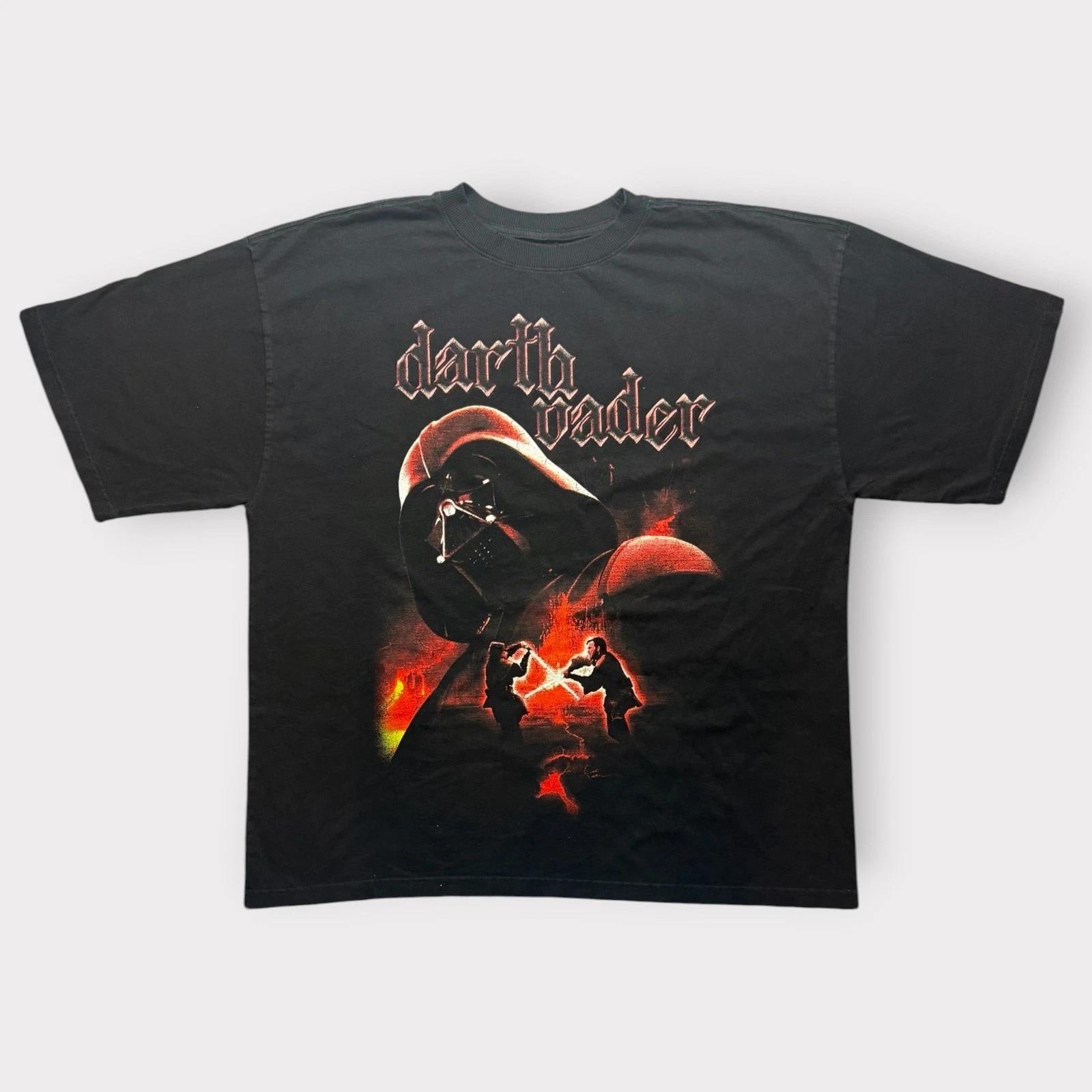 Star Wars Darth Vader Power of the Dark Side Graphic T- Shirt Black XXL L