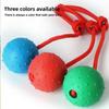 Indestructible Dog Toys for Aggressive Chewers Heavy Duty Rubber Ball with Rope Tough Chew Toy for Training Boredom Relief