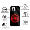 Gypsy Romani Roma Flag Phone Case For iPhone 15,14,13,12,11,Plus,Pro,Max Mini Magsafe Magnetic Wireless Charging