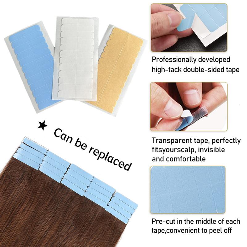 Hair System Double Sided Tape Invisible Adhesive Tape for Lace Front Wig Toupee Hair Extension Tape 5/10 Sheets