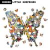 Butterfly Puzzle Wooden Special-Shaped Splicing Toy Decorative Painting Gift Puzzle Decompression Puzzle