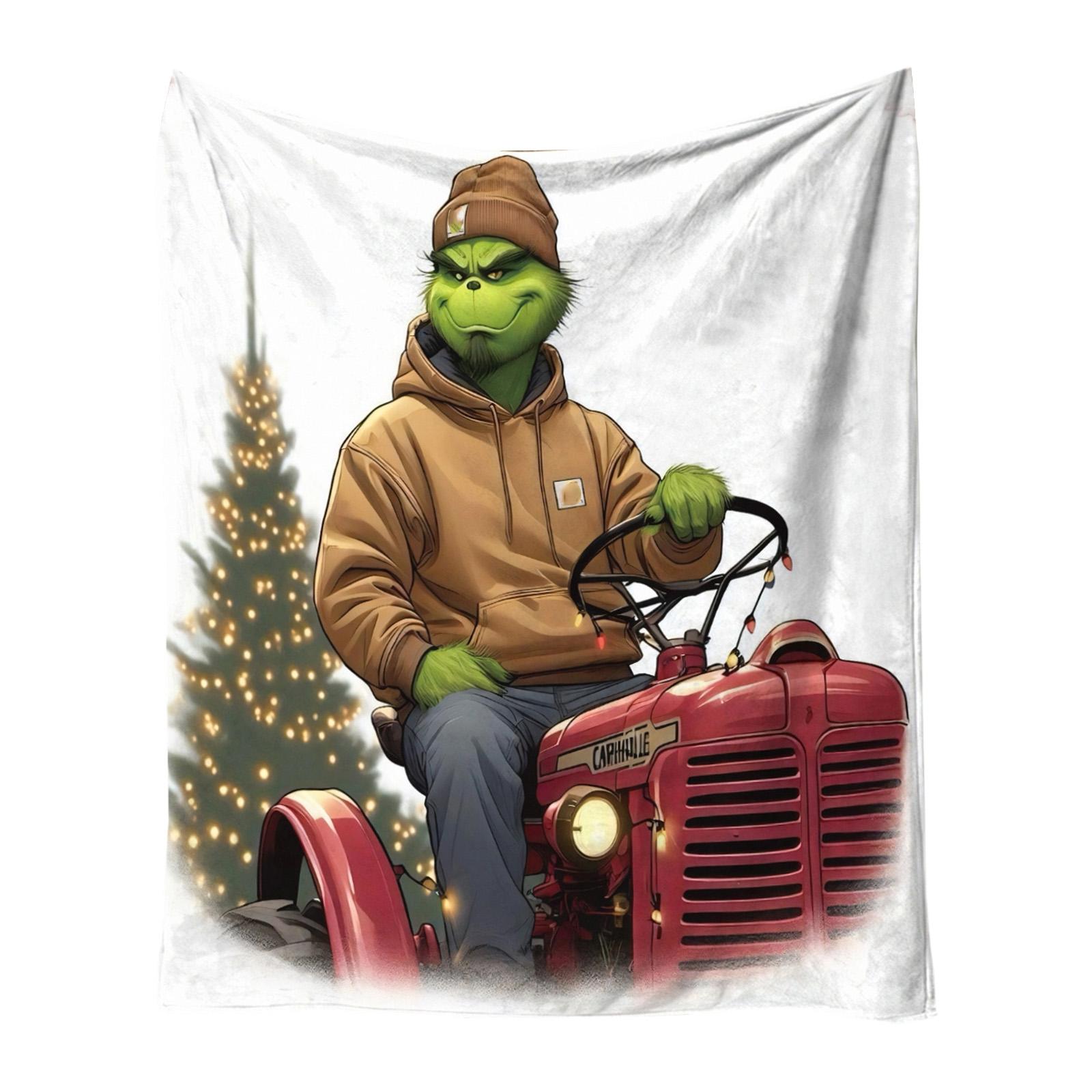 

Зеленый плед-покрывало серии R для дома, плед для сна и зимний фланелевый плед One Size