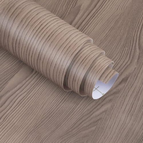 Magielif Brown Oak Wood Grain Wallpaper Sticker, Stylish Wood Grain Cutting Sheet, 60cm X 3m, Multi-Purpose, Repair, Redecoration, Thick, Odorless, No