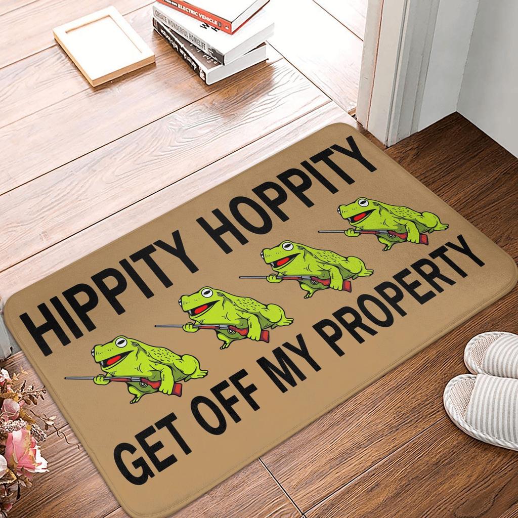Happy Frog Doormat Mat Anti-Slip  Kitchen Bath Living Room Rug Carpet 40*60cm
