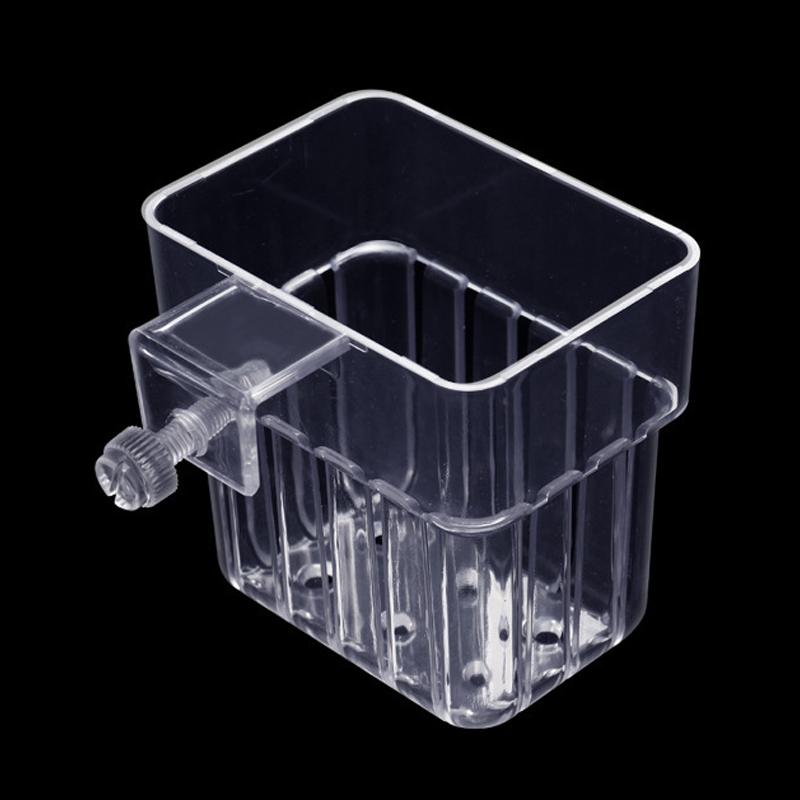 Hydroponischer Pflanzbecher Haushalt Wassergras Pflanzbecher Wandmontiert Hoch Transparent Fischbecken Landschaftsdekoration