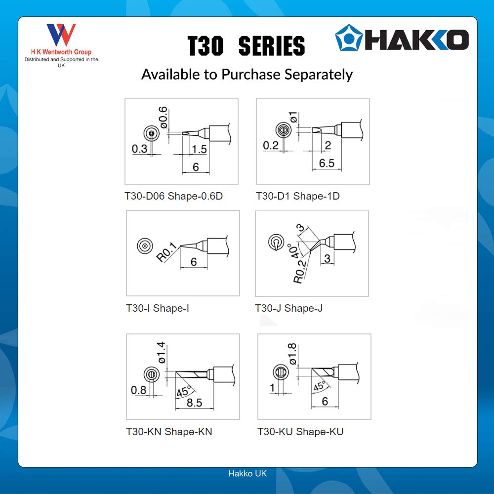 HAKKO Soldering Type T30I Tip/I