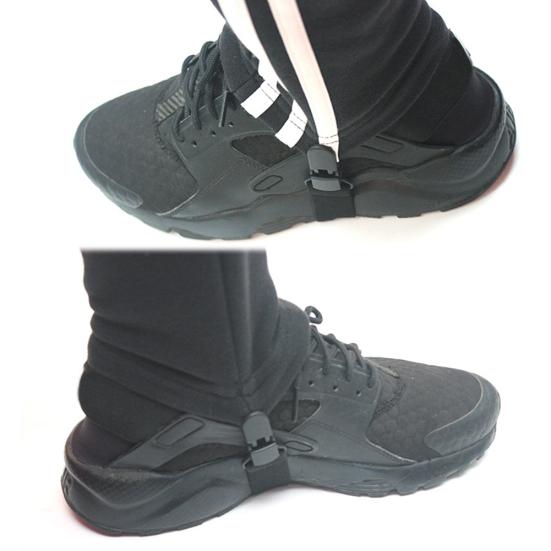 2Pcs Motorcycle Bike Stirrup Pants Clips Leg Boot Elastic Adjustable Straps