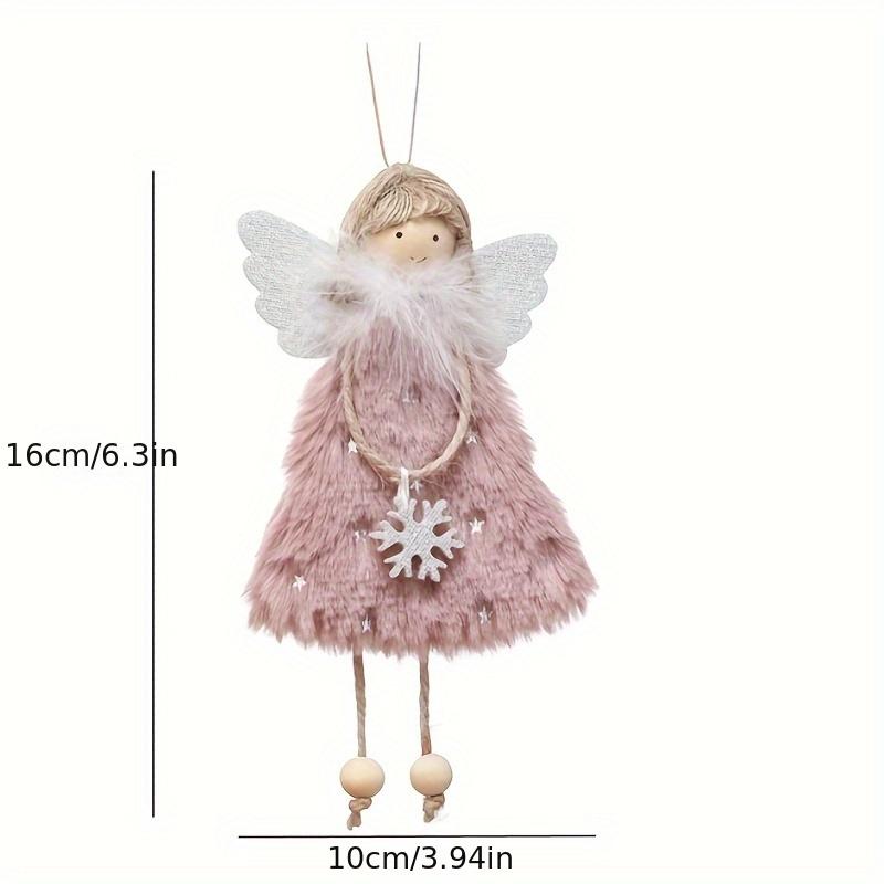 3 Stück Plüsch Engel Puppen Anhänger - Perfekt für Weihnachten, Neujahr, Geburtstage, Hochzeiten & Valentinstag Dekorationen
