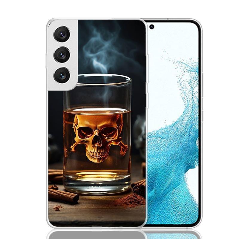 Cigar Whiskey Ice Drink Phone Case For Samsung Galaxy S26 S25 Edge S24 S23 FE S22 Ultra S21 Plus S20 + Fundas Cover Coque Galaxy