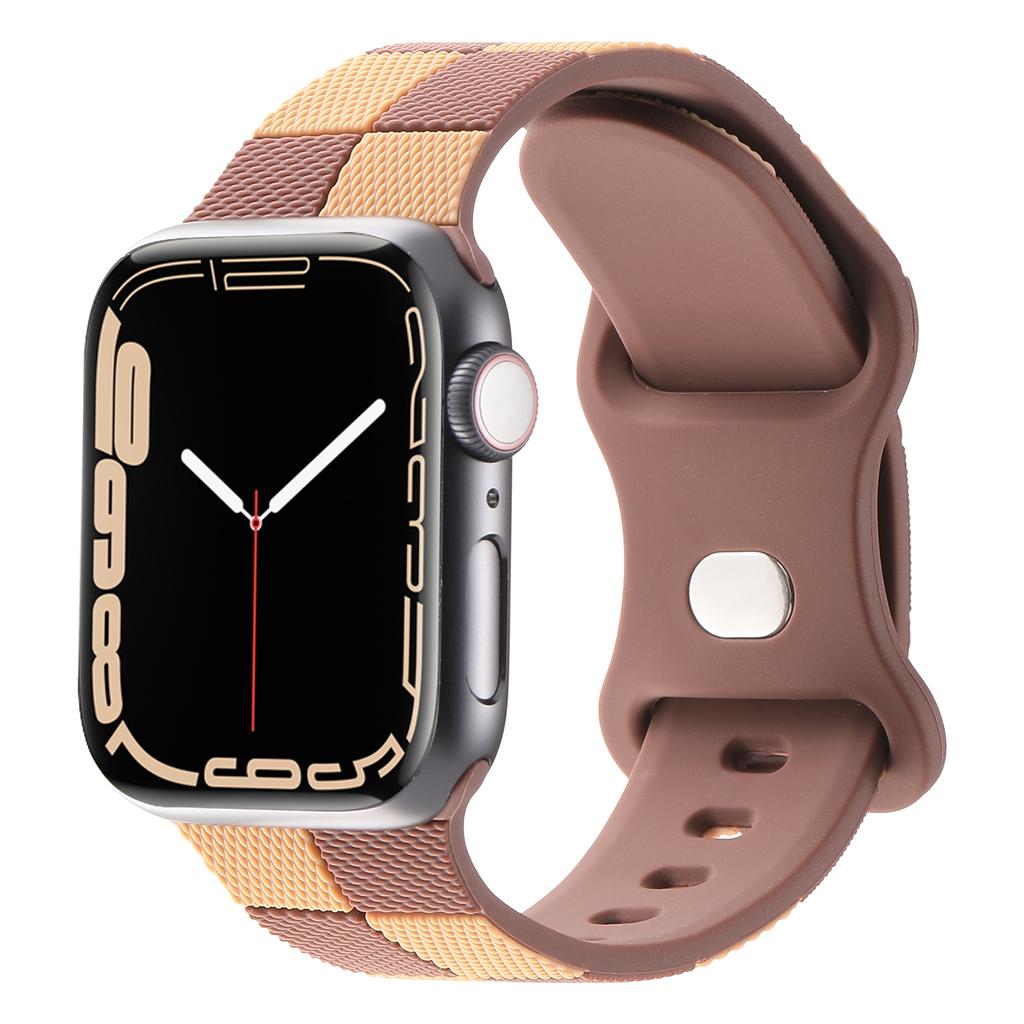Sport Silicone Band For Apple Watch Strap 40mm 44mm 45mm 46mm Ultra 2 49mm 41mm 42 Mm Wristband Bracelet iWatch Series 7 6 8 9 10 SE 38mm Belt