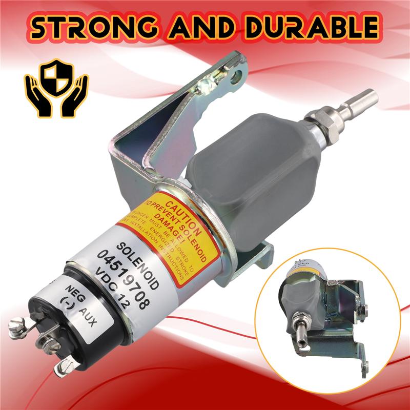 Authentic 12V Shutoff Solenoid 04159708 0415-9708 For Deutz Engine BF4L913 BF6L913 F3L913 F3L912 F4L912 F5L912 F6L912