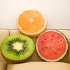 Soft Round Pillow Plush Cushion Orange Kiwi Watermelon Fruit Toys Seat Pad KTY