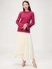 Mira Owen Flared Rib Knit 09WNT224046 Pink Women's