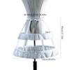 Bridal Petticoat Lovely Skirt Support Elastic Waist Half Skirt Adjustment Cosplay Daily Photography Skirt Supplies