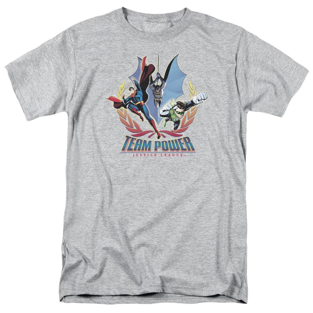 

Justice League Of America Team Power T-Shirt - Regular or Tank - to 5X XL