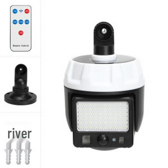 Solar-Powered Outdoor Light with Camera and Motion Sensor