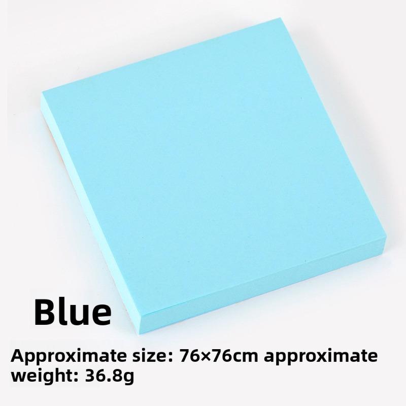 Colorful Sticky Notes, High-adhesion Office Tear-off Stickers, Cute Student Message and Note-taking Notebook