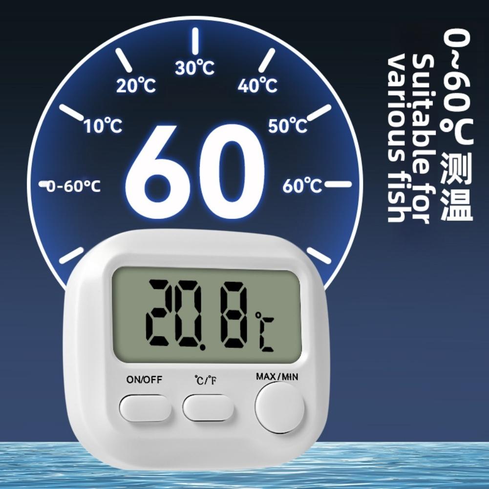 Elektronisches Aquarium-Thermometer mit präzisem Sensor für die sichere Überwachung von Fisch- und Schildkrötenbecken Leicht ablesbar und zu installieren