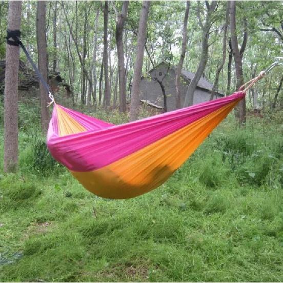 Hammock Parachute Double Lightweight Nylon Hammock Adult Camping Outdoor Travel Hammocks Survival Garden Swing Hunting