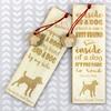 Parson Russell Terrier – Dog bookmark, personalized bookmark – Design 02 | Art-Dog