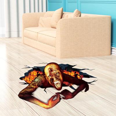 Halloween 3D Decorative Removable Waterproof Stickers for Living Room and Party Floors