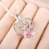 Morganite Gemstone 925 Sterling Silver Jewelry Zircon Pendant 1.10" For Bridal CZP-3-2