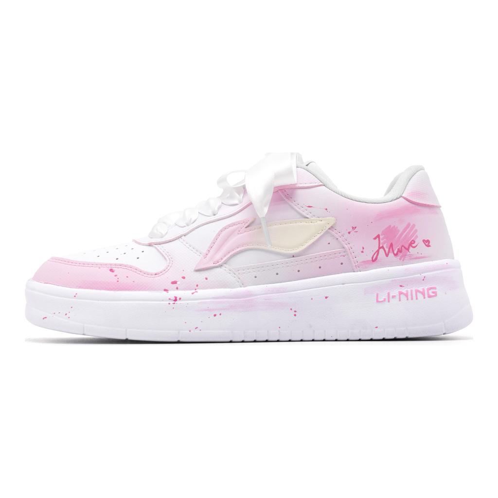 Li Ning Floating Boat Abrasion Resistant Lightweight Wear Resistant And Lightweight Low Top Skateboard Shoes Men's AGCS419-1(Team1910-)