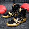 Foreign Trade New Professional Boxing Shoes Men's and Women's Fighting Sanda Wrestling Shoes Lightweight Breathable Fitness Comprehensive Training
