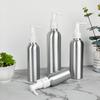 30-500ml Aluminiumflasche mit hydraulischer Pumpe für Make-up-Entferner, Lotion oder Handdesinfektionsmittel